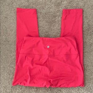Yogalicious ankle length pink leggings, size S